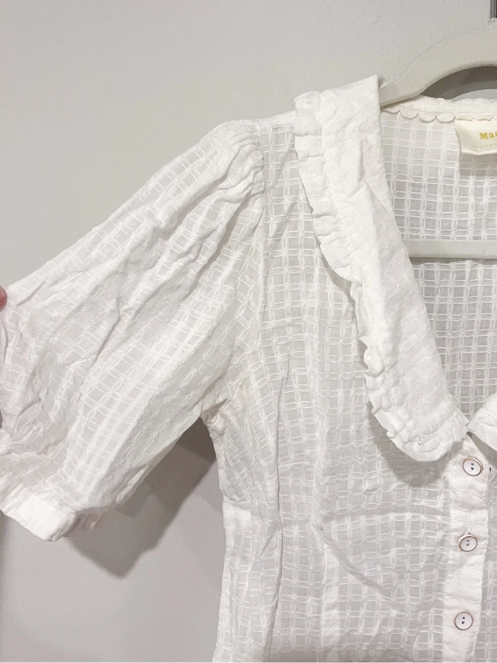Anthropologie elegant white